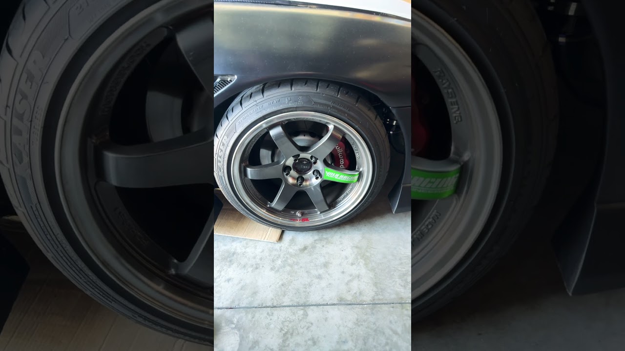 Finally have full TE37’s on my Silvia #nissan #s14 #240sx #silvia