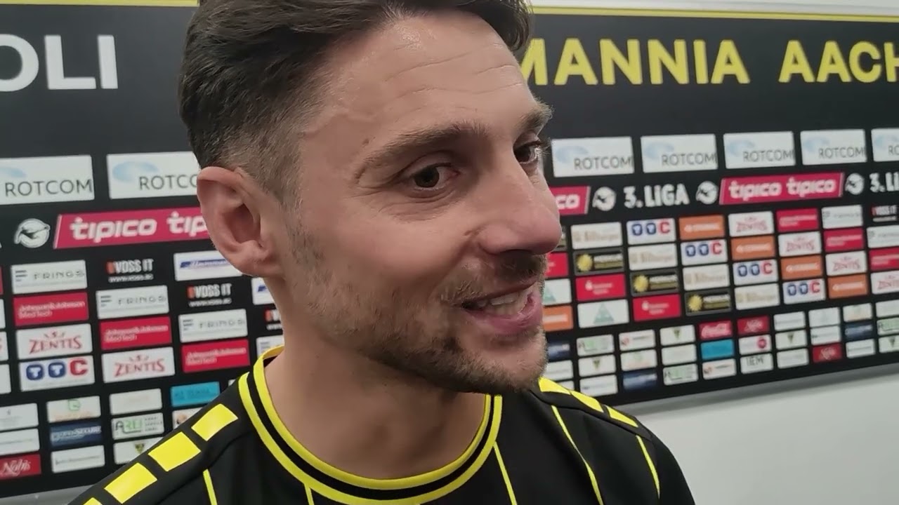  Sasa Strujic – Verteidiger Alemannia Aachen – Besondere Momente, Tränen bei der Auswechslung 