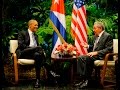 live raúl castro officially welcomes obama to cuba