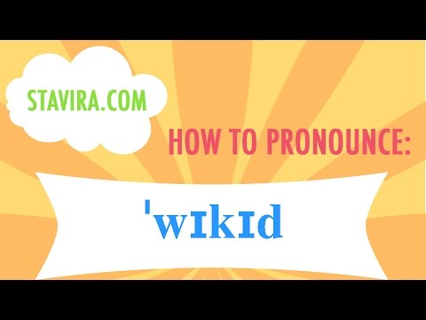 How to pronounce the wicked/ˈwɪkɪd/ sound in American IPA