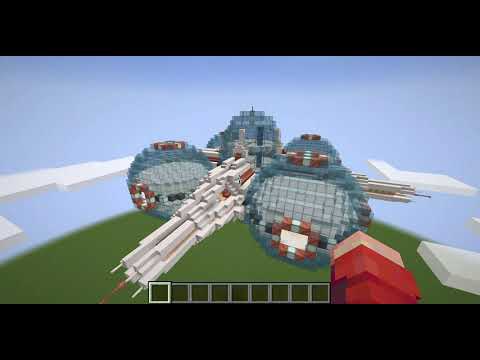 Minecraft Floating Futuristic Base Tour (empty)