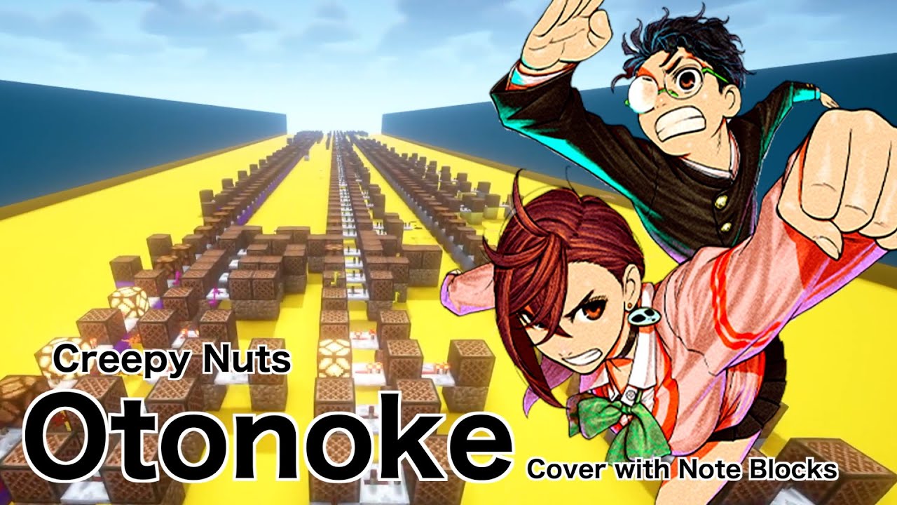 Dandadan / opening theme /Creepy Nuts｢Otonoke｣ Cover with Note Blocks