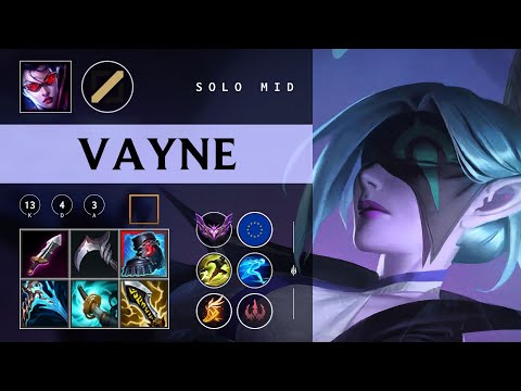 Vayne Mid vs Syndra - EUW Master Patch 26.02