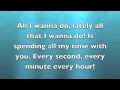 Say you will by Brandy (lyrics on screen)