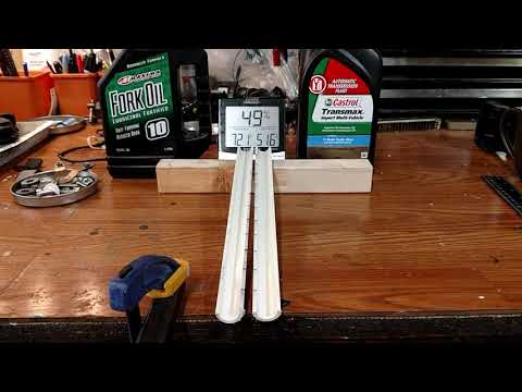 Is Castrol ATF similar in viscosity to 10w fork oil?