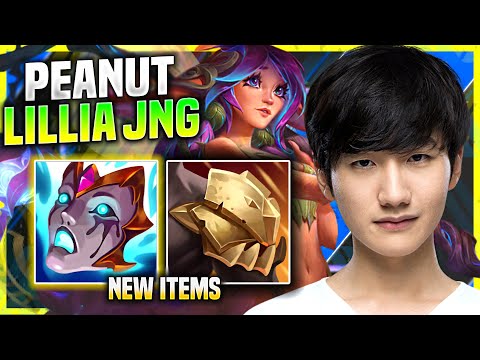 PEANUT PICKS LILLIA WITH NEW ITEM LIANDRY'S ANGUISH! - LGD Peanut Plays Lillia Jungle vs Hecarim!