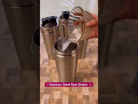 ❤️✨Stainless Steel Gym Shaker🤩available now our website 👍🏻😁 catfatindia
