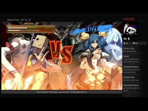GGXrdR PSN 8/11/16 - ElvenShadow (Faust) vs Destin (Dizzy) FT5