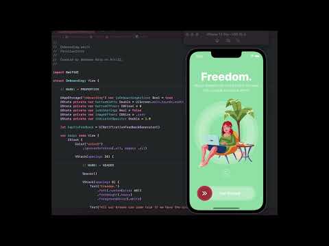 Parallax Onboarding Screen using SwiftUi 3.0 🤓