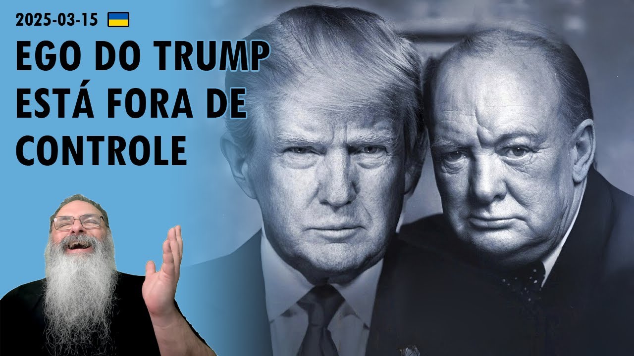 #Ucrânia 2025-03-15: PUTIN esfrega os PÉS na CARA do TRUMP que CONTINUA ACEITANDO a HUMILHAÇÃO