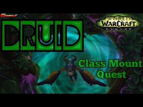 Druid Class New Flying Mount Quest ( World of Warcraft  PTR Version)