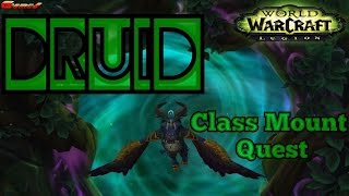 Druid Class New Flying Mount Quest ( World of Warcraft  PTR Version)