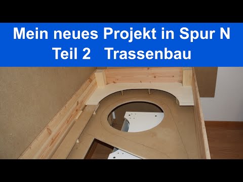 Mein neues Projekt  Modelleisenbahn in Spur N  Teil 2  #Trassenbau