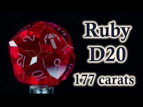 My most beautiful creation yet: Ruby D20