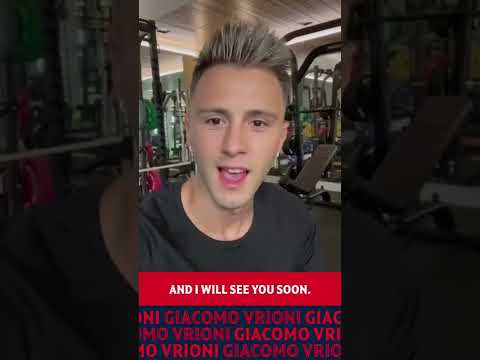 Giacomo Vrioni’s Welcome Message To Fans! 🤳 #italy #albania