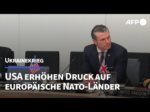 Ukrainekrieg: USA erhöhen Druck auf europäische Nato-Länder | AFP