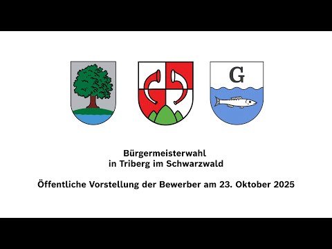 Bürgermeisterwahl Triberg im Schwarzwald 2025 – Öffentliche Vorstellung der Bewerber
