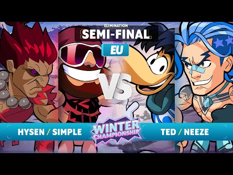 hysen & simpLe vs. Ted & Neeze - Elimination Semi-Final - EU - Brawlhalla Winter Championship 2023