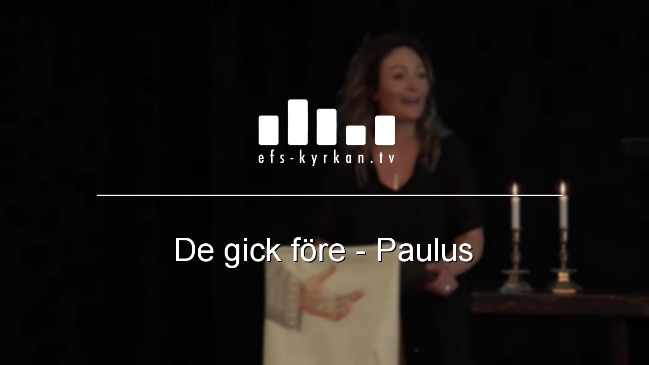 De gick före – Paulus