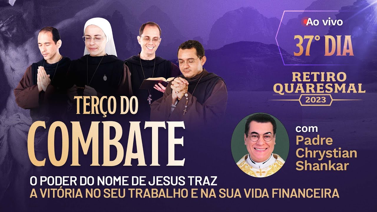 Watch Now Poderoso Terço do Combate 30/03 | Quaresma 2023 - 36º Dia | Instituto Hesed Poderoso Terço do Combate 30/03 | Quaresma 2023 - 36º Dia | Instituto Hesed