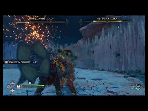 How to Defeat Svipdagr The cold and sister of illska beat kill Berserker God Of War Ragnarok