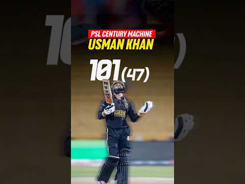 USMAN KHAN CENTURY!😍
