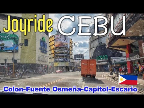 Joyride COLON to UPTOWN CEBU | FUENTE OSMEÑA-CAPITOL-ESCARIO | Eng Sub
