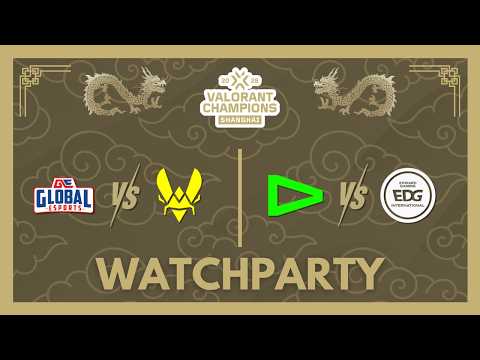 [RERUN] GE vs VIT & LOUD vs EDG | VCT Champions - Group Stage #VCTWatchParty