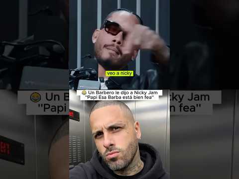 😂 Le Dije a Nicky Jam: ''Esa Barba está bien Fea'' 😟