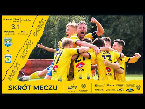Powiślak Końskowola - Stal Poniatowa 3:1 (skrót) | Sezon 2022/2023