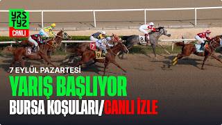 Yarış Başlıyor ''7 Eylül Pazartesi'' I Bursa Koşuları Canlı Yayın