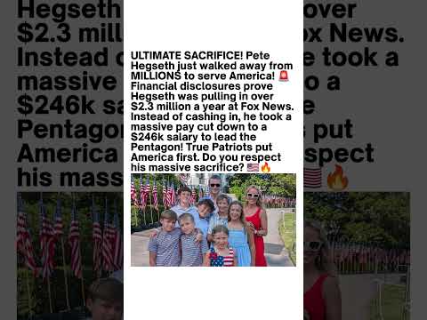 Pete Hegseth Salary