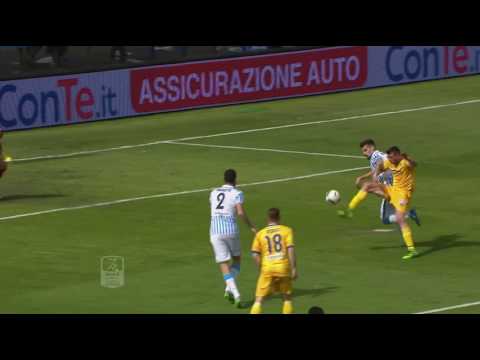 HIGHLIGHTS SPAL-FROSINONE 0-2  32a GIORNATA SERIE B 2016/2017