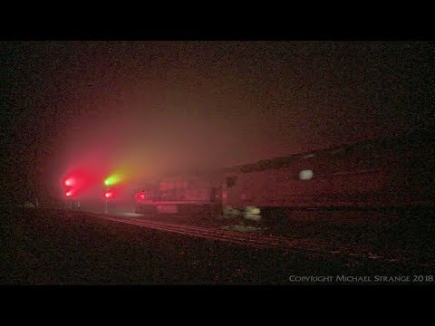 AM5: NR85 (Southern Spirit) & AN3 In Fog -  PoathTV Australian Trains & Railways