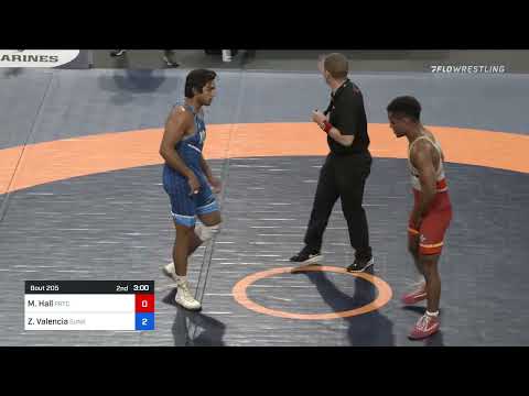 86 Kg Rr Rnd 1 - Mark Hall, PRTC - TMWC Vs Zahid Valencia, Sunkist Kids Wrestling Club