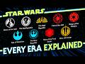 Every Era Of Star Wars FULLY EXPLAINED