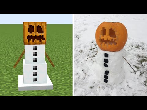 minecraft mobs in real life #2