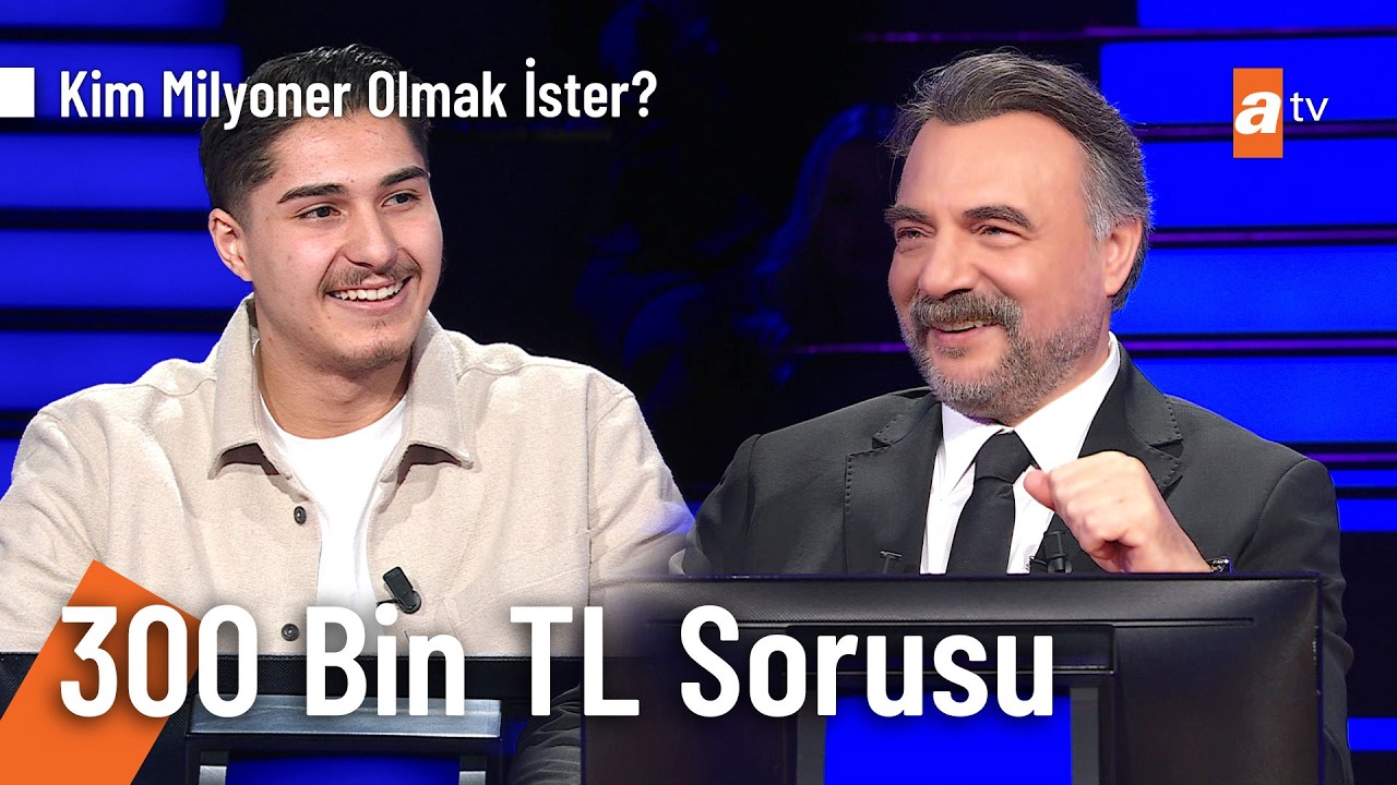 Can Polat Özcan 300 bin TL değerindeki soruya ne cevap verdi? - Kim Milyoner Olmak İster?