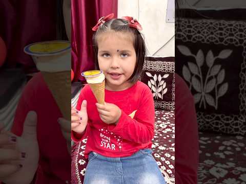 Vedika akshita snatched icecream from her father😂🤣