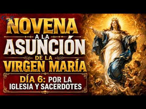 NOVENA A LA ASUNCIÓN DE LA VIRGEN MARÍA DÍA 6: Por la Santa Iglesia, el Papa, los sacerdotes