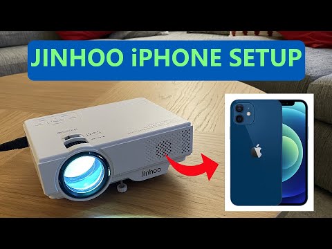 YouTube video about: How to connect iphone to jinhoo projector?