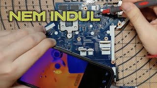 Nem induló Lenovo E440 laptop - főtáp zárlat diagnosztika