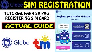 Globe Sim Online Registration | Paano mag register ng simcard sa Globe Tm Smart Tnt Dito
