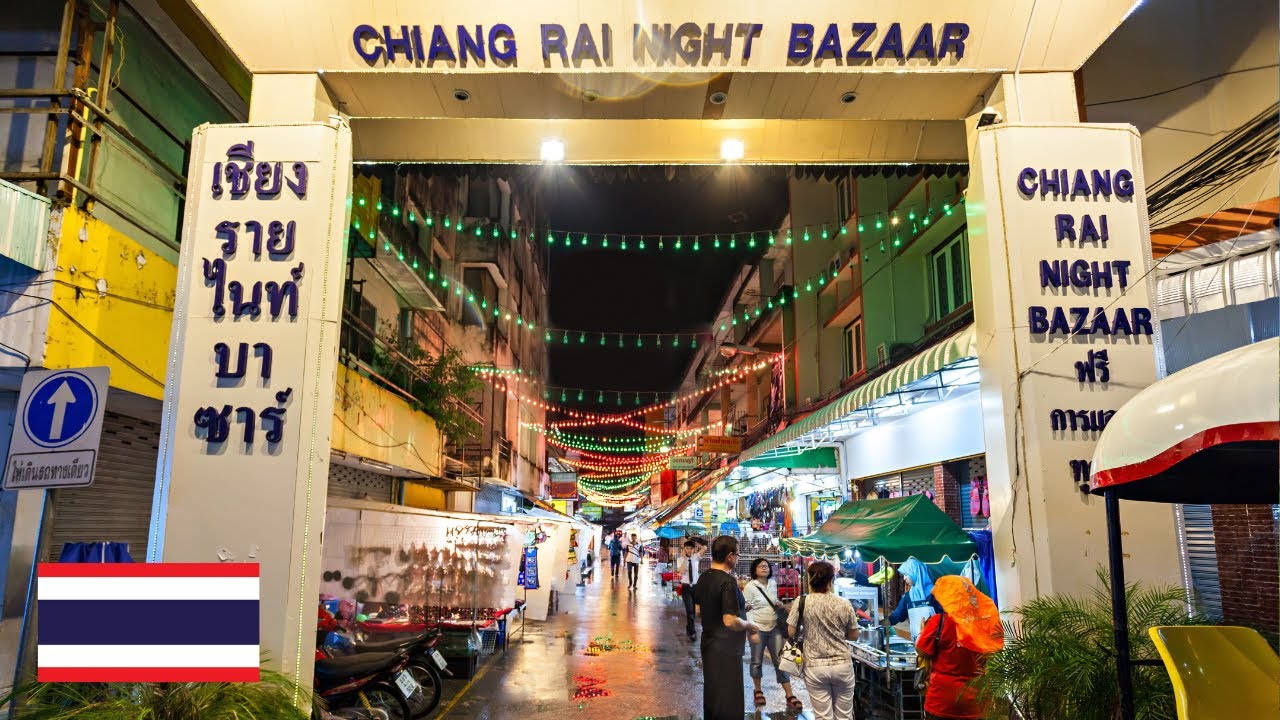 Embark on an enchanting walking tour of Chiang Rai's vibrant Night Bazaar.