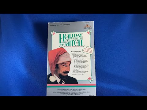 VHS: Holiday Sing Along with Mitch - Mitch Miller and the Gang