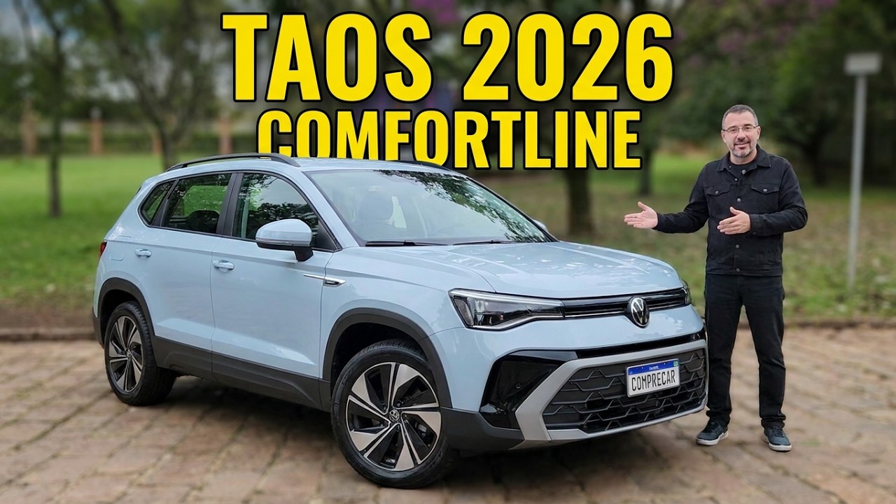 Volkswagen Taos Comfortline 2026 - Principais destaques da versão de entrada