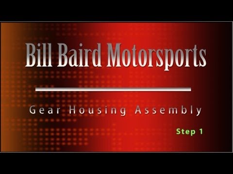 Step 1 - Ring & Pinion Setup - Gear Housing Assembly by: Bill Baird