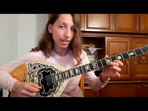 Το βουνό - Μάθημα μπουζούκι. Konstantina - bouzouki lessons