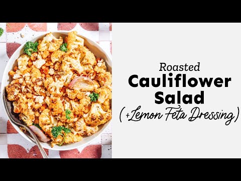 Roasted Cauliflower Salad (Crispy, Crunchy, SO TASTY!)