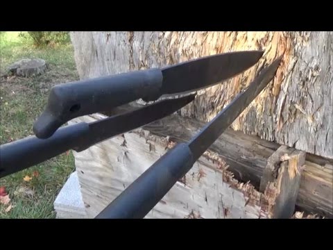 Cold Steel Machete Throwing and Tanto Overview Video